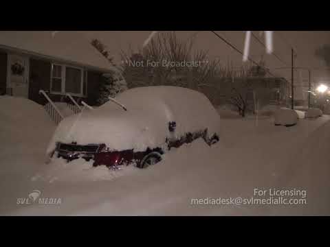 Reading, Pennsylvania - Cars Buried In The Snow - February 1st, 2021