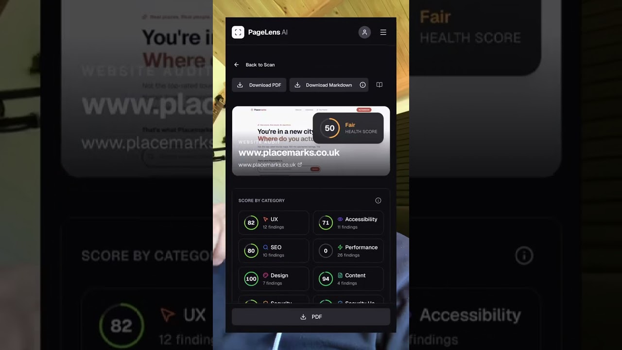 Check out PageLens AI now if you are launching an app #vibecoding www.pagelensai.com