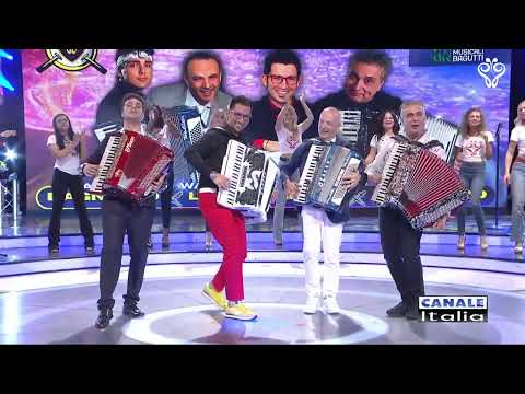 Walter Losi, Giuseppe Spinelli, Paolo e Valerio Bagnasco - I 4 MOSCHETTIERI (polka) Canale Italia