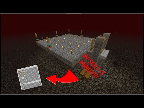 UNA FARM  DI HOGLIN SEMPLICE PER CIBO E CUOIO INFINITI!!🔥 | Minecraft tutorial #1