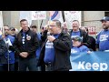 Brampton ATU Pres Robert Goudie Addresses 'Keep Transit Public' Rally