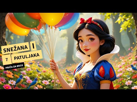 Snezana i sedam patuljaka - crtani film na srpskom - bajke i price za decu
