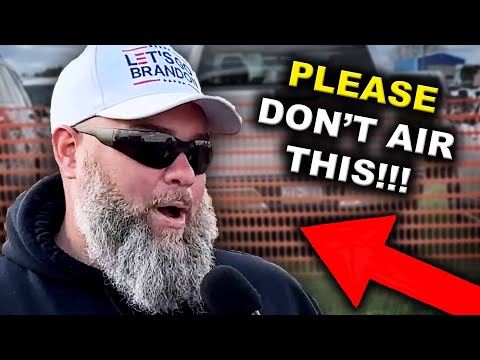 Trump Supporter Realizes How OFFENSIVE He Sounds... PANICS