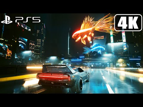 Cyberpunk 2077 - Night City Free Roam PS5 Gameplay [4K 60FPS]