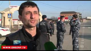 Автоинспекторы Чечни борются с лихачами на дорогах
