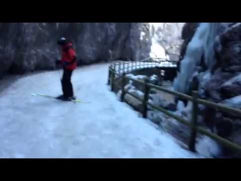 Giro della grande guerra, discesa dei serrai di Sottoguda