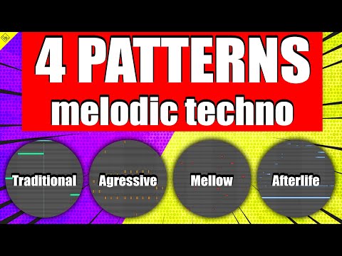 4 Hottest PATTERNS of melodic techno