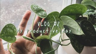 vlog/02 🍃 my very productive day!