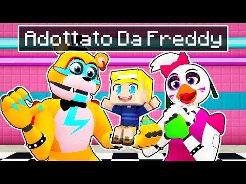 Vengo Adottato Da GLAMROCK FREDDY E CHICA! - Minecraft ITA
