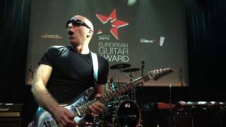 Joe Satriani performs after receiving Sena European Guitar Award 2018