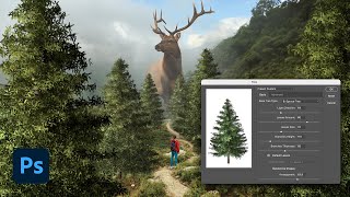 How to Use the Tree Filter in Photoshop #nucly