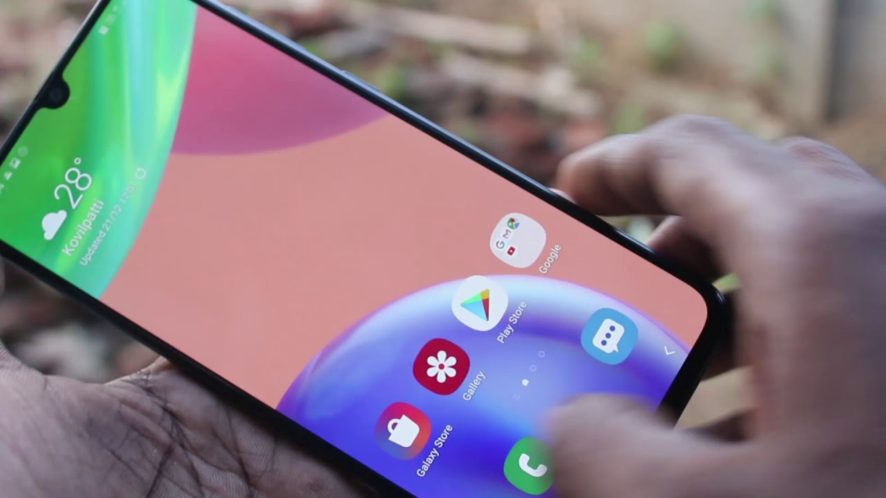 How to use panorama camera mode in Samsung Galaxy A70s