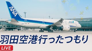 羽田空港(HND,RJTT)上空から航空機を追跡！Tracking Aircraft from Above Haneda Airport (HND, RJTT)! live webcam