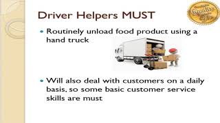 Driver Helper 101