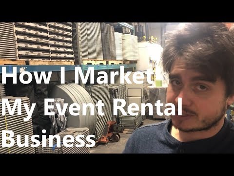 How I Market My Event Rental Business