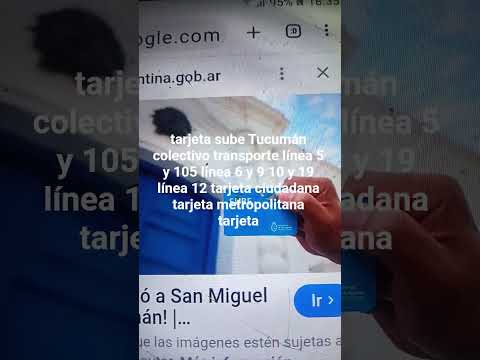tarjeta sube colectivo transporte tucuman