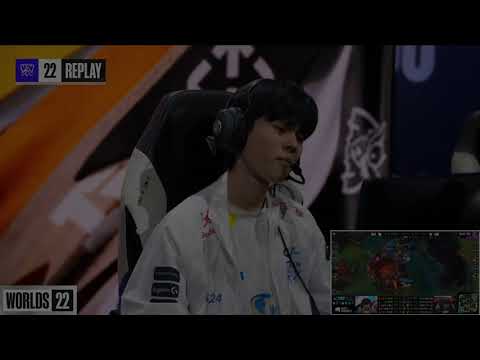 DRX Deft GETS TROLLED BY INHIBITOR AND CANT END THE GAME (WORLDS  2022 DRX vs EDG GAME 2)