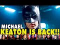 Reactors Reaction To Seeing Michael Keaton Batman On The Flash Trailer | Mixed Reactions