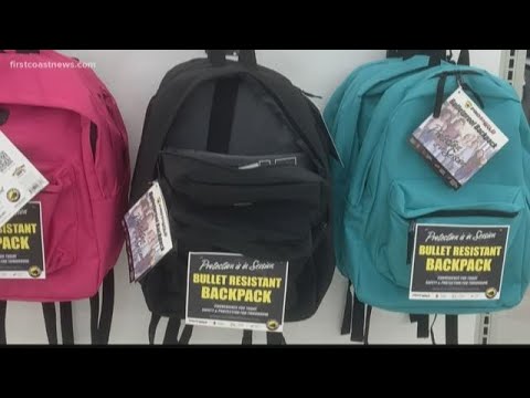 Bulletproof backpacks readily available on First Coast in time for school year