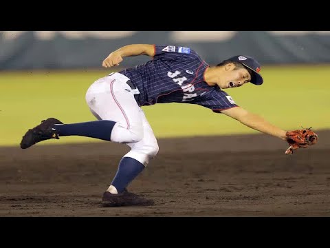 【Ｕ１８】小園は守備で精彩を欠く　日本は連覇を逃して中国との３位決定戦へ