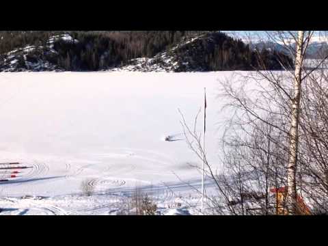 Motorized drift trike on ice: no5