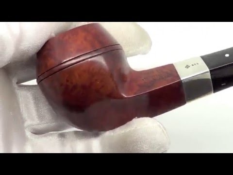 Dunhill Root EX Straight Bulldog Smoking Pipe W Silver Band From PIPELIST.COM
