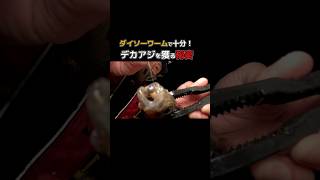 アジングの「ブルッ」で合わせるのは遅い！？デカアジを逃さないダイソーワームの秘密 #アジング #ダイソー釣具