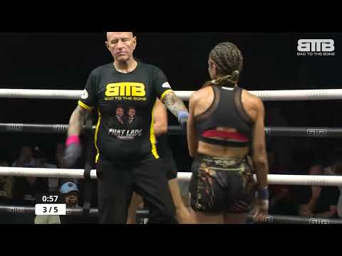 BAD TO THE BONE BKB Maria nitescu Vs Sara bitto,#bkb #mma #boxing #fighter 