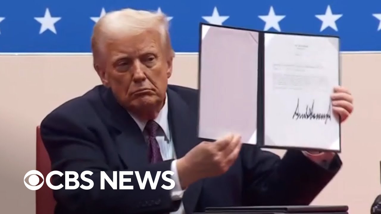 More Trump executive orders expected, DeepSeek alarms U.S. stock market, more | CBS News 24/7