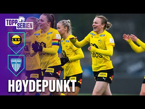 Utrolig målfest da LSK Kvinner tok seieren | LSK Kvinner v Kolbotn Høydepunkter | Toppserien 2025