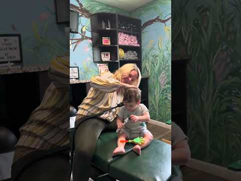 KST Chiropractic Adjustment on a Young Toddler at Van Every in Royal Oak, MI