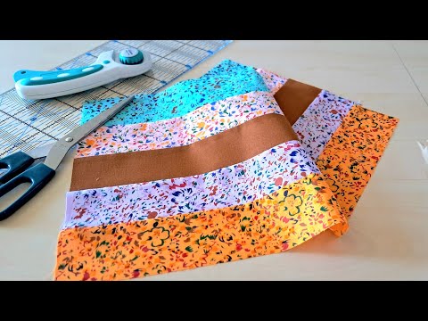 Simple Quilt Block using 2 1/2 inch STRIPS!! See what new design.