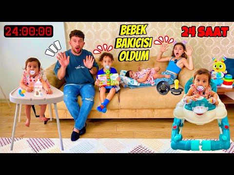 WE BECAME KUZEY ELIF'S BABY SITTER!! WE TOOK CARE OF THE BABY FOR 24 HOURS!! ELIF GOES CRAZY!!