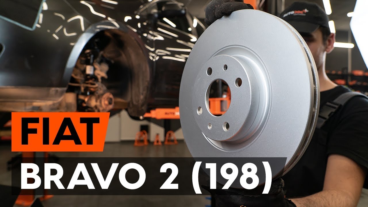 Πώς να αλλάξετε δισκόπλακες εμπρός σε Fiat Bravo 2 - Οδηγίες αντικατάστασης