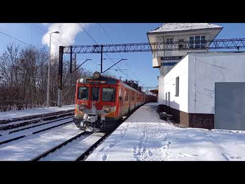 Zimowe Pociągi na  stacji Wrocław Nadodrze