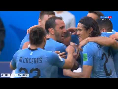 URUGUAY 3 RUSIA 0 MUNDIAL 2018(GOLES)