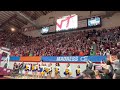 Virginia Tech Cassell Coliseum sings 