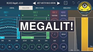 Video thumbnail for BLEASS Megalit 🔥- Sweet New Wavetable Synth for Desktop and iOS!! by Electronisounds Audio