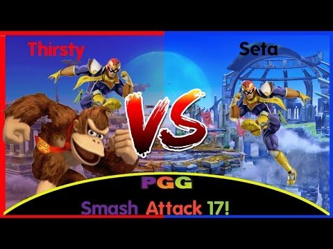Thirsty (DK, Cpt. Falcon) Vs. Seta (Cpt. Falcon) - Smash Attack 17!