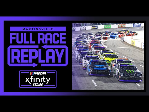 NASCAR 2022 ブルーエミューマキシマムペインリリーフ500（マーティンズビル・スピードウェイ）Xfinityクラスのフルレース動画