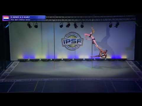 Doubles Dieuwke Hupkes & Susy Niamut of the Netherlands -  Prelims 2017 World Pole Sports