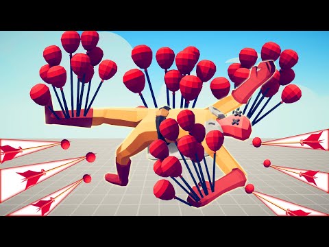 1000x FLY BALLON vs EVERY UNIT | TABS - Totally Accurate Battle Simulator