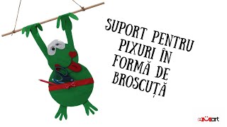 Suport pentru Pixuri în Formă de Broscuță – Tutorial Pas cu Pas 