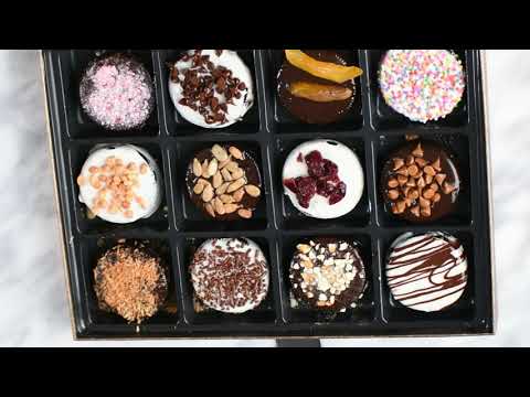 Barnetts Valentines Chocolate Gift Baskets 12 Cookie Chocolates Box Covered Cookies