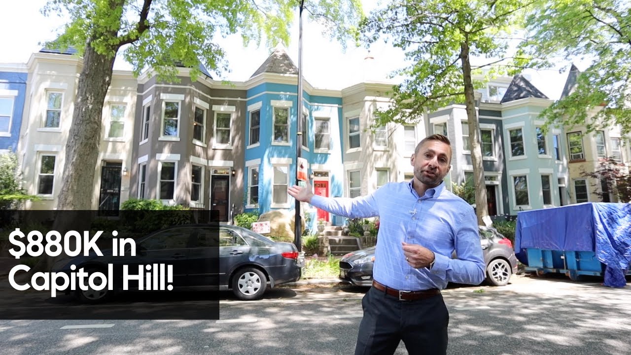 $880K Row House in Washington, DC! – Property Tour DMV