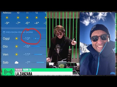 Parenzo a -11 in Val di Fassa - La Zanzara 8.2.2023