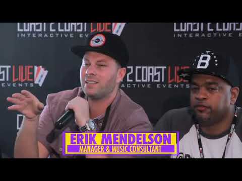 Erik Mendelson at the Coast 2 Coast Music Conference 2016.