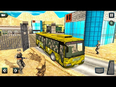 Army Bus Driver Simulator - Military Soldiers Transport Vehicle - Android Gameplay