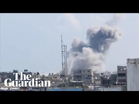 Palestinian Red Crescent footage purports to show HQ on fire after Israeli strike