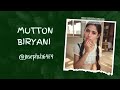 mutton biryani